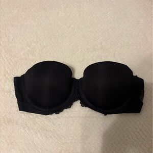 Maidenform Black Lace Strapless Bra